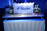 Gala Dinner FileNet Logo on Ice